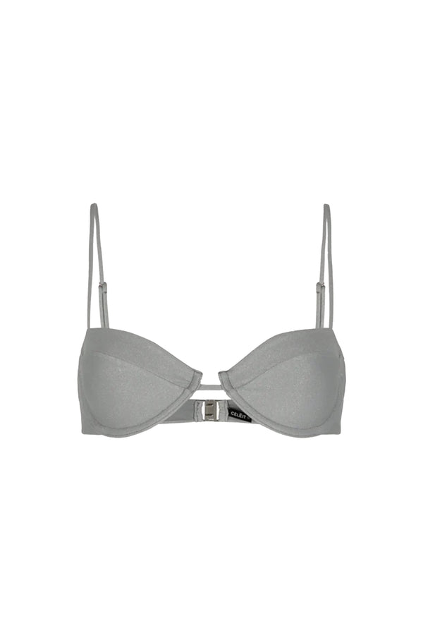 Top CELEIT Bikini Silver