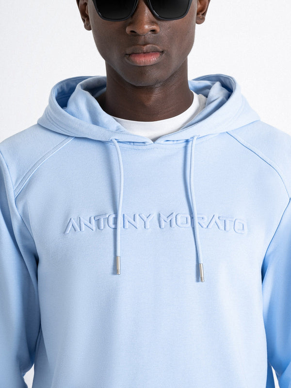 Hoodie Hombre Antony Morato Regular Fit in Cotton Azul