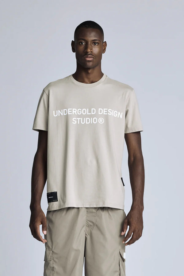 Camiseta hombre Undergold Basics Undergold Design Studio Regular Fit T-shirt Light Brown