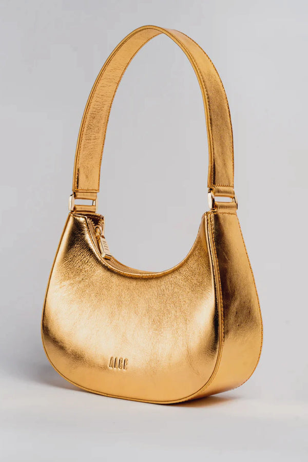 Bolso Mujer Alce MediaLuna Dorada