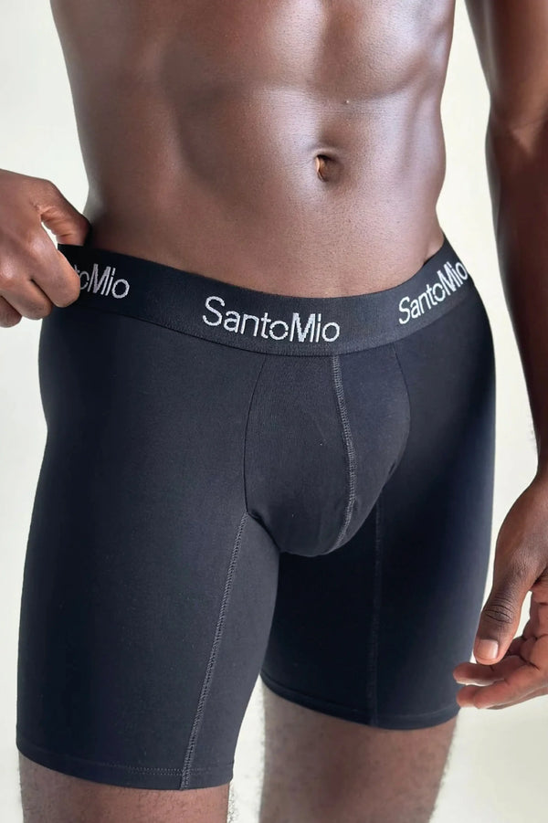 Boxer Hombre SantoMio Algodón Negro
