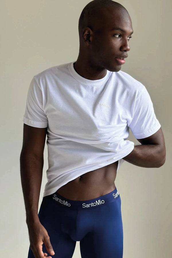 Boxer Hombre SantoMio Microfibra Azul