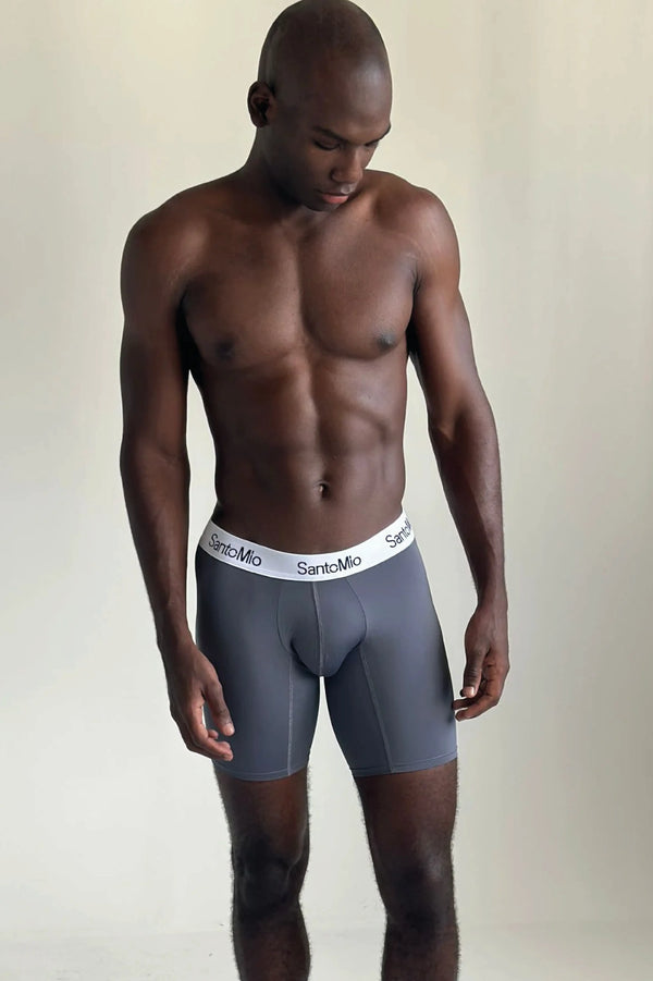 Boxer Hombre SantoMio Microfibra Gris
