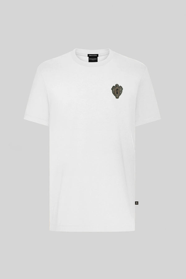 Camiseta hombre Monastery aidan blanca