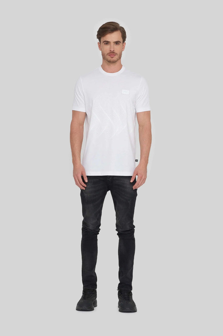 Camiseta hombre Monastery helum blanca