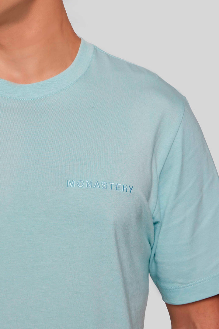 Camiseta hombre Monastery moon azul