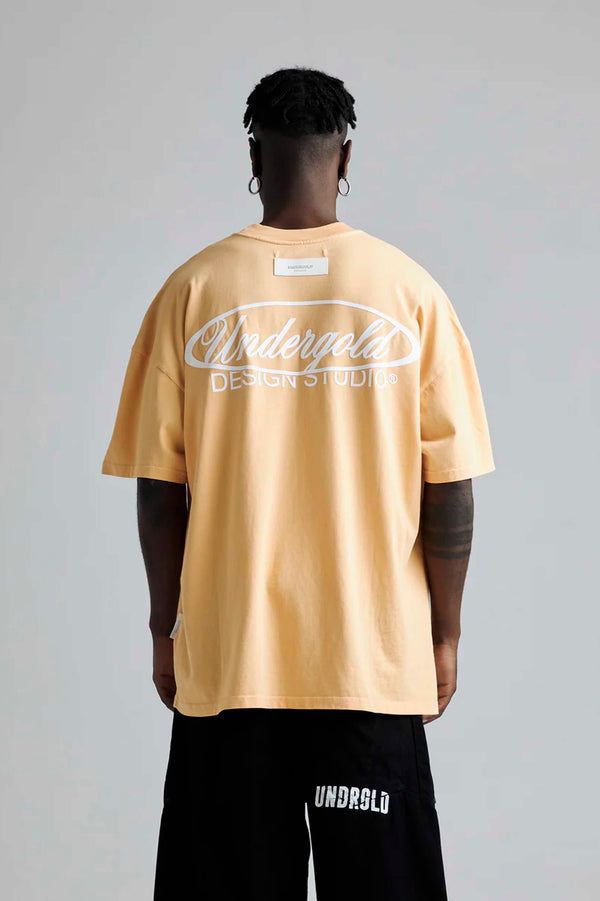 Camiseta hombre Undergold golden hills III naranja
