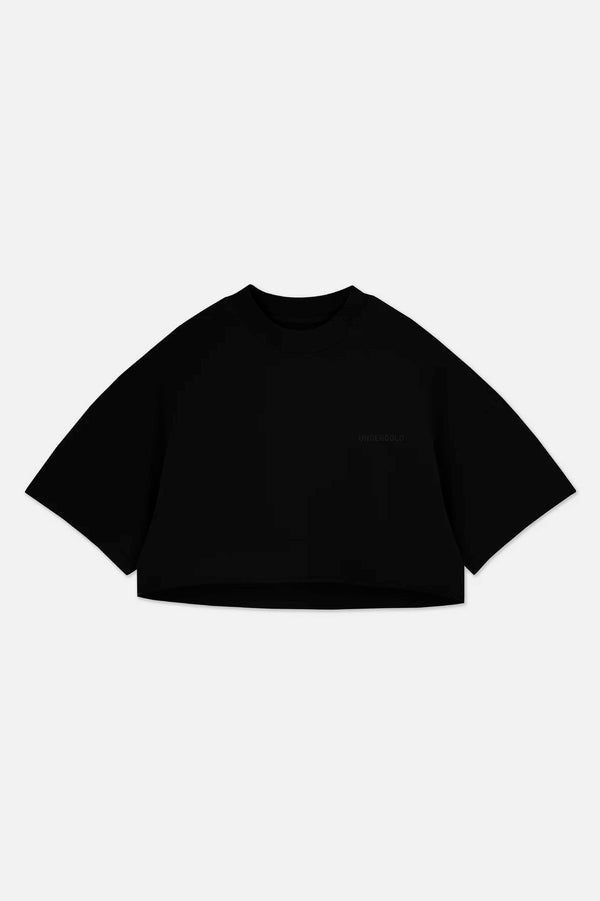 CROP TOP MUJER UNDERGOLD SOLID III NEGRO