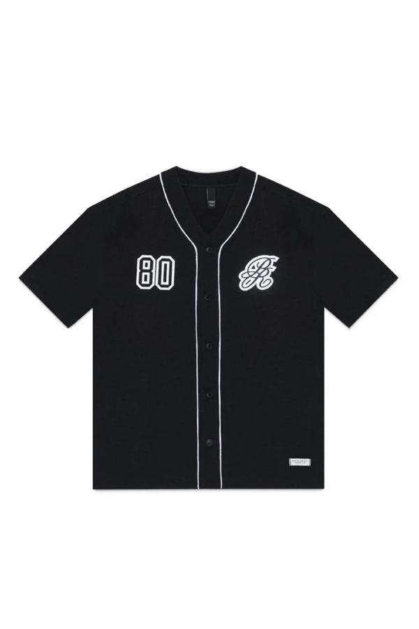 Camisa Hombre Pure Beisbolera Negro