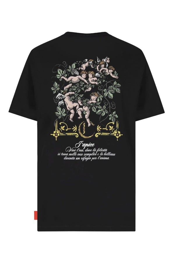Camiseta Hombre Clemont T Shirt Risplendente Negro