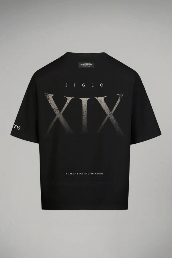Camiseta Hombre Manifesto Romanticismo Negra