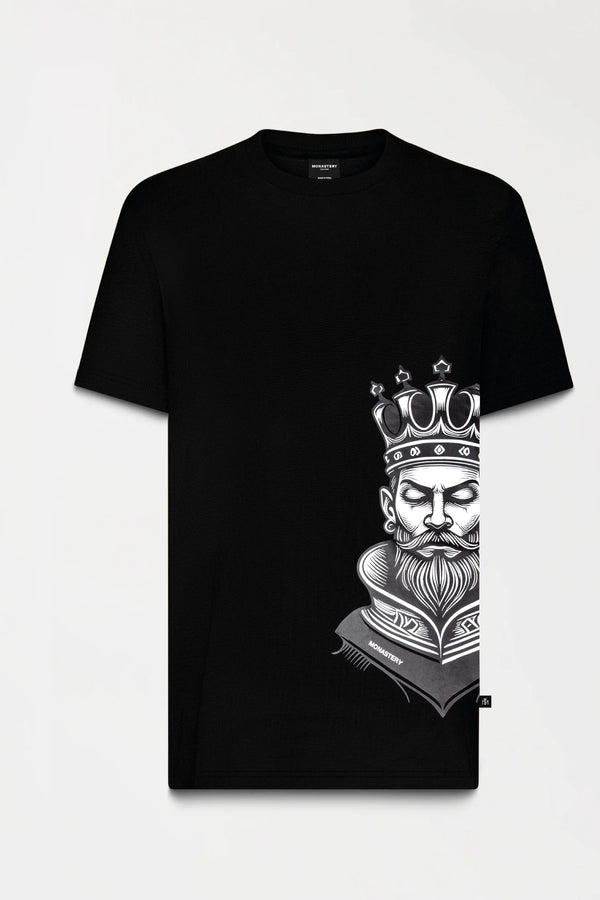 Camiseta Hombre Monastery Kingship T - Shirt Negro