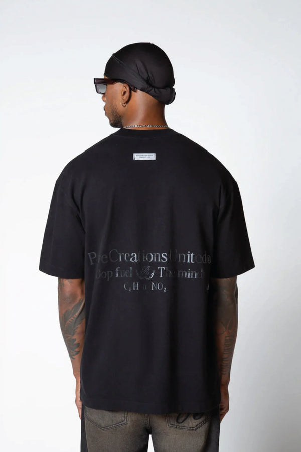 Camiseta Hombre Pure Dopamine Negra