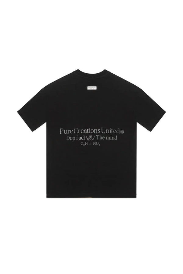 Camiseta Hombre Pure Dopamine Negra
