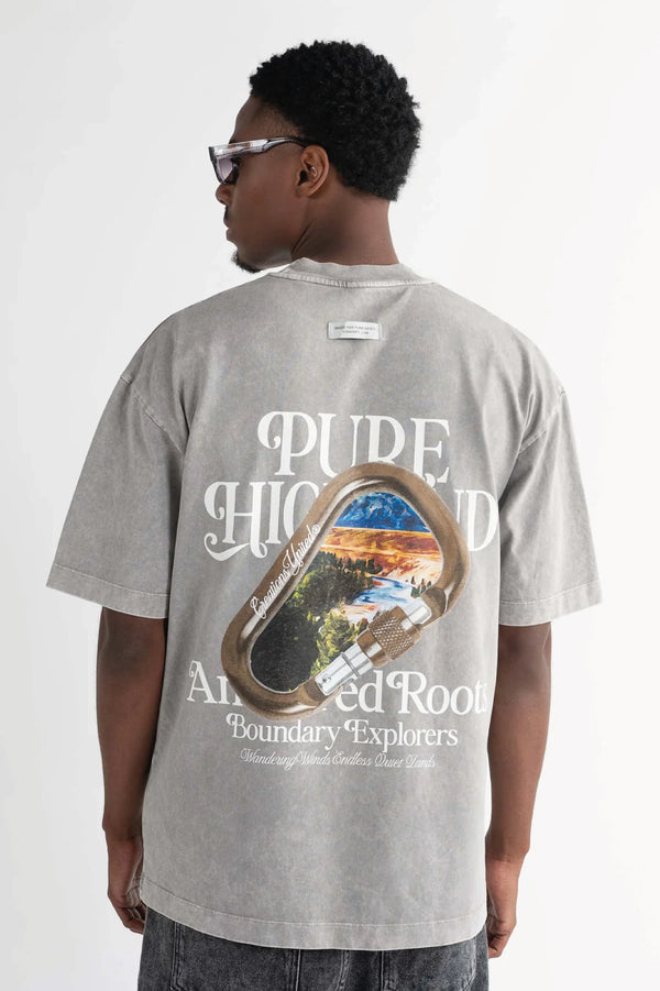 Camiseta Hombre Pure Highland Gris