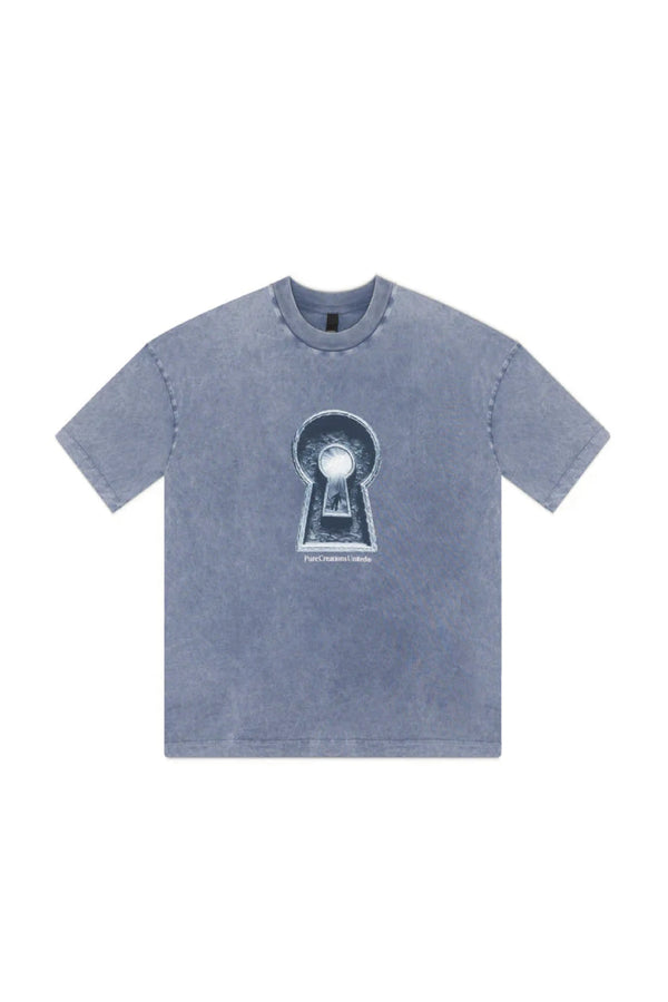 Camiseta Hombre Pure Oversize Azul Indigo