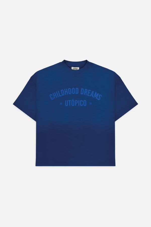 Camiseta Hombre Utópico  Monogram Azul