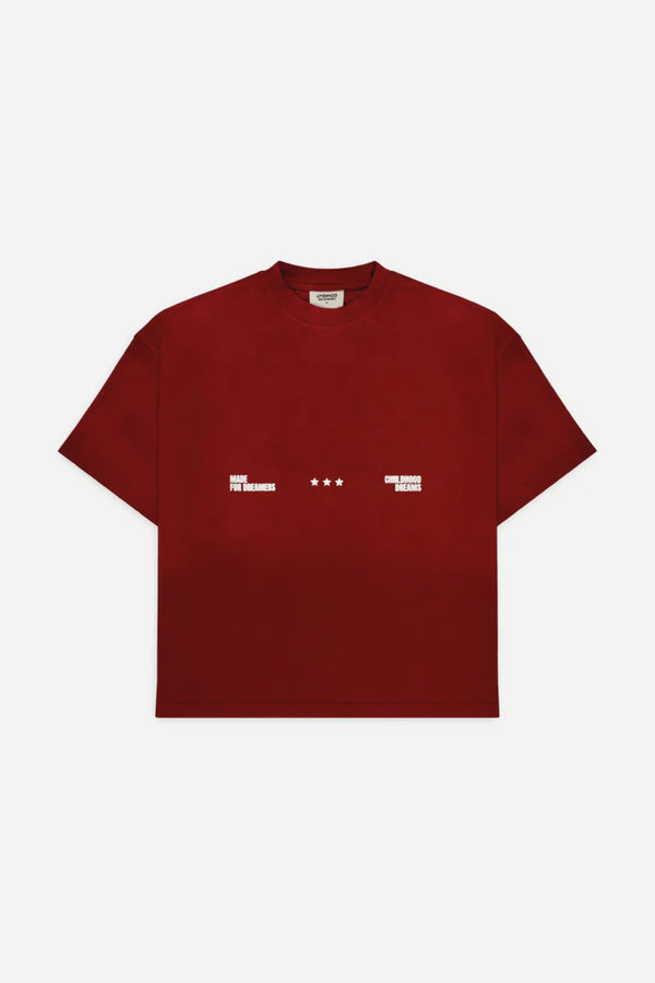 Camiseta Hombre Utópico Star Roja