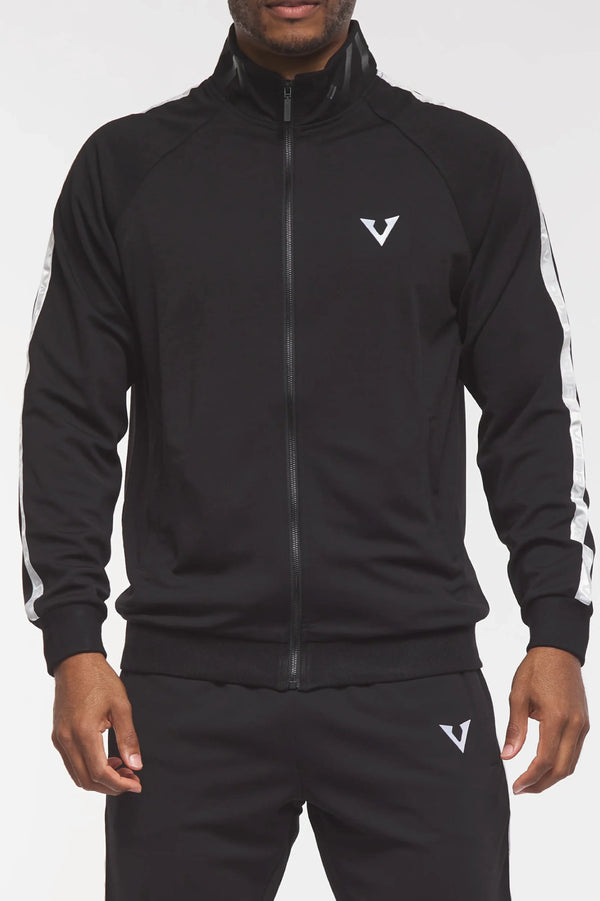 Chaqueta Hombre Vibora Delta 1 Negra y Blanca