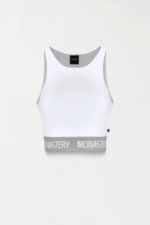 Crop Top Monastery Hywel Knitted Blanco