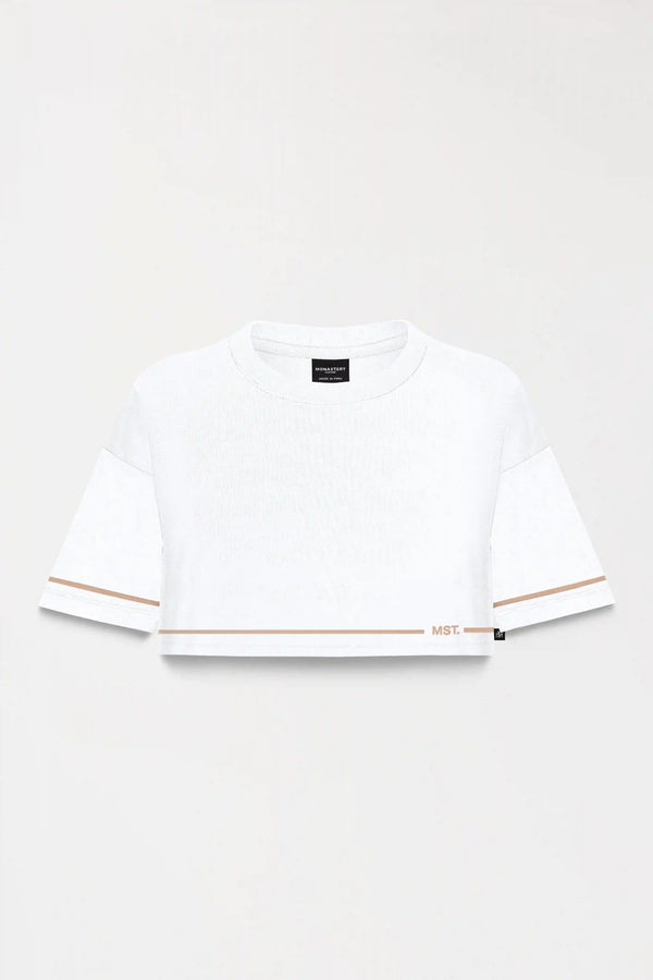 Crop Top Monstery Mujer Melrose Blanco