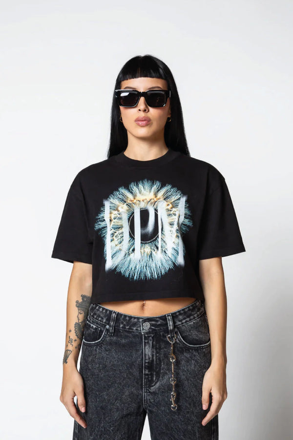 Crop Top Pure Eye Negro