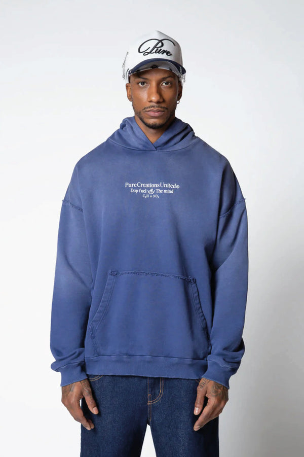 Hoodie Hombre Pure Azul