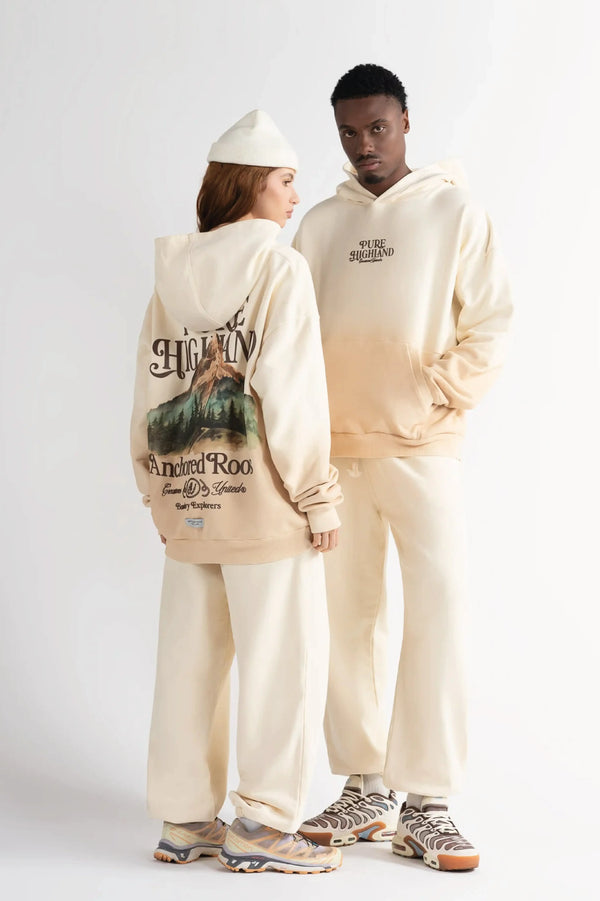 Hoodie Hombre Pure Crema