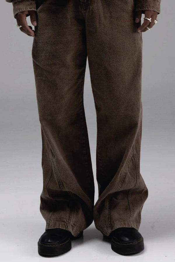 Pantalón Hombre Utópico Pant Jean Café