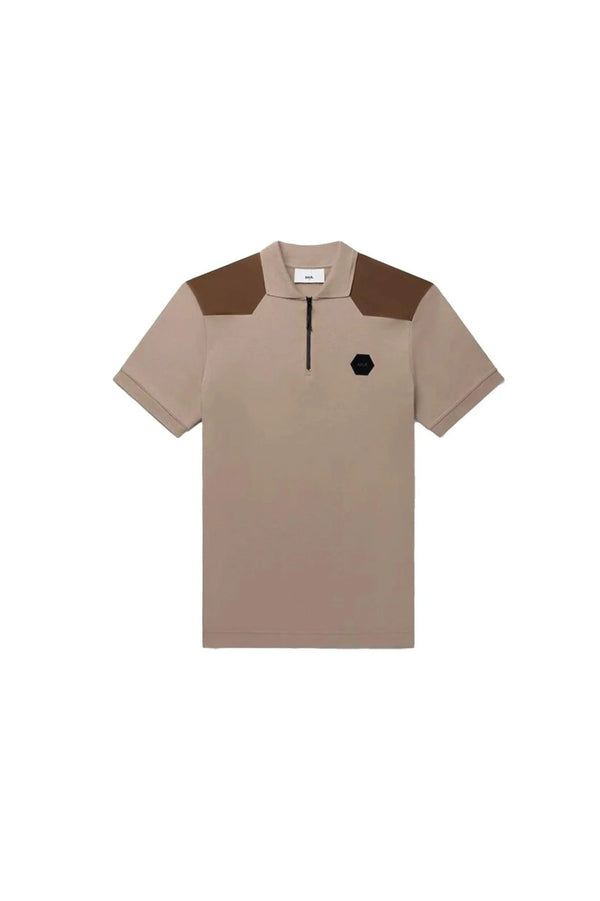 Polo Hombre Balr Q+ Regular Fit Warm Taupe