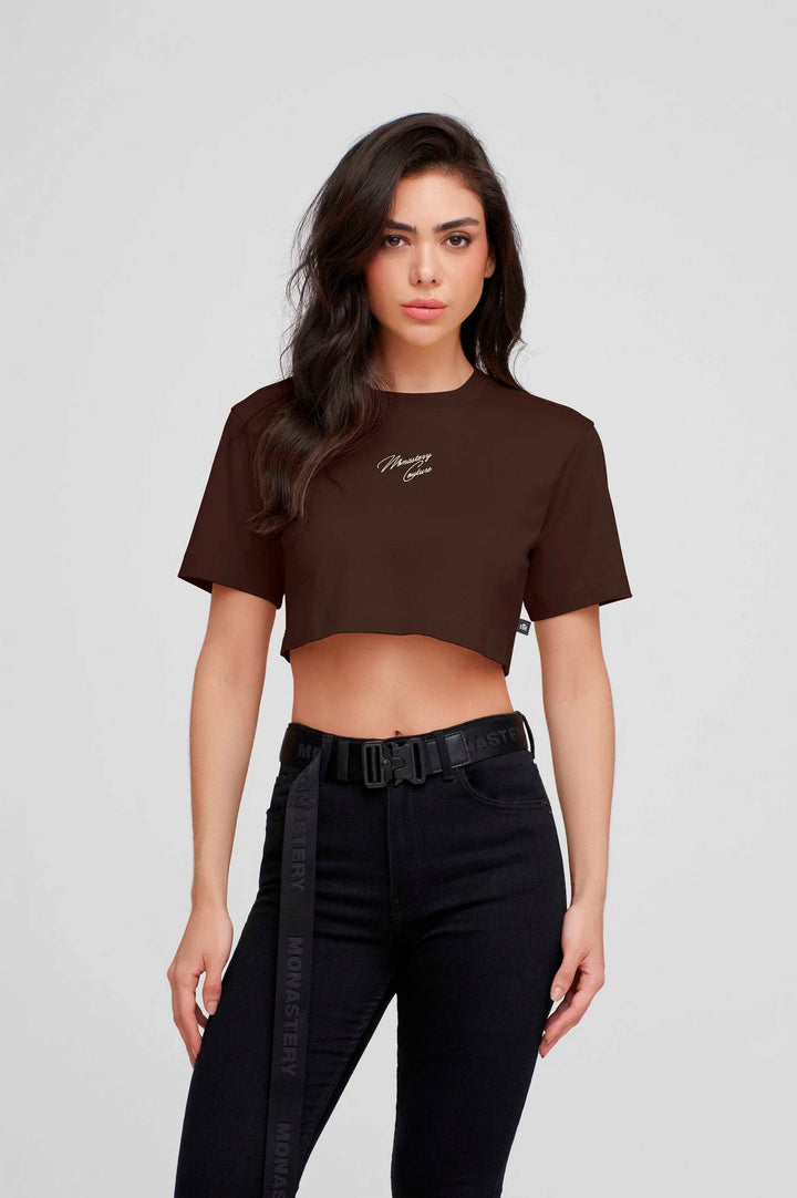 Top mujer Monastery mumba oversize marron