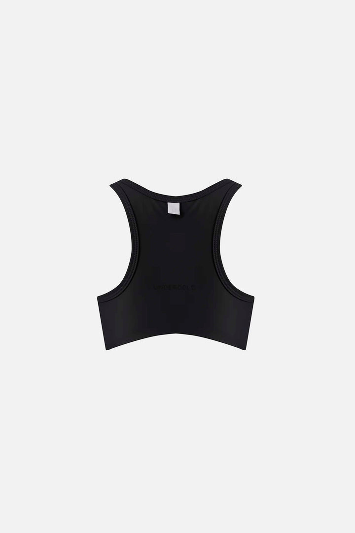 TOP MUJER UNDERGOLD HALTER NEGRO
