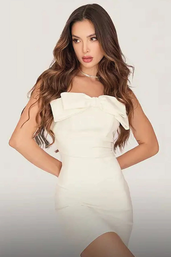 Vestido Mujer Negrett Letti Marfil