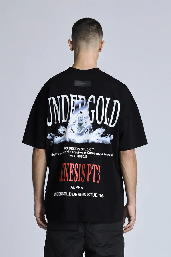 Camiseta hombre Undergold Genesis PT03 Alpha T-shirt Black